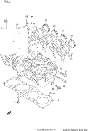 Cylinder Head Schematic