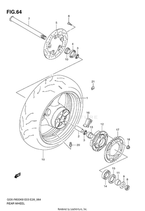 Rear Wheel Schematic