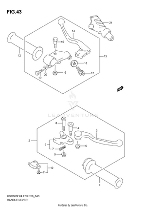 Handle Lever Schematic