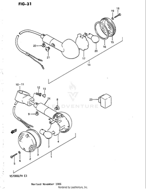 Turn Signal Lamp Schematic