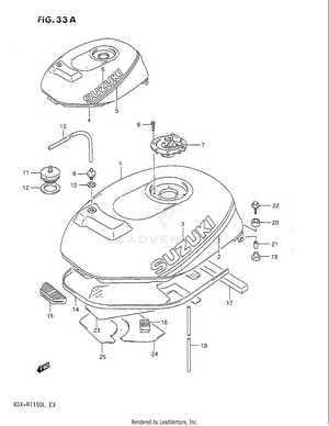 Fuel Tank (model L) Schematic