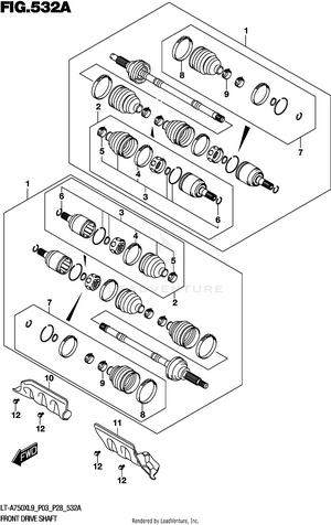 Front Drive Shaft Schematic