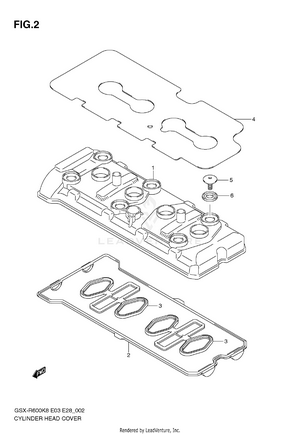 Cylinder Head Cover Schematic
