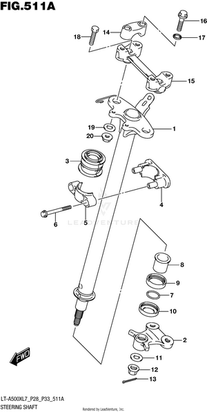 Steering Shaft Schematic