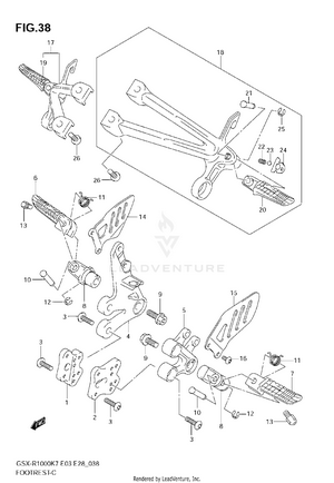 Footrest Schematic