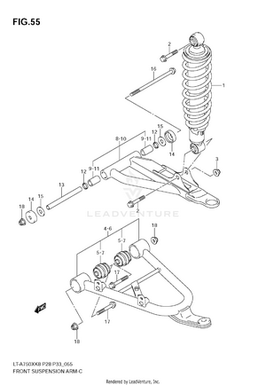 Front Suspension Arm Schematic