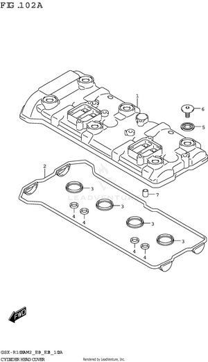 Cylinder Head Cover Schematic