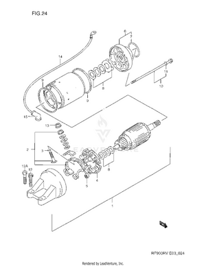 Starting Motor Schematic