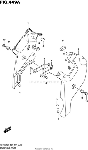 Frame Head Cover Schematic
