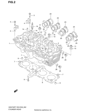 Cylinder Head Schematic
