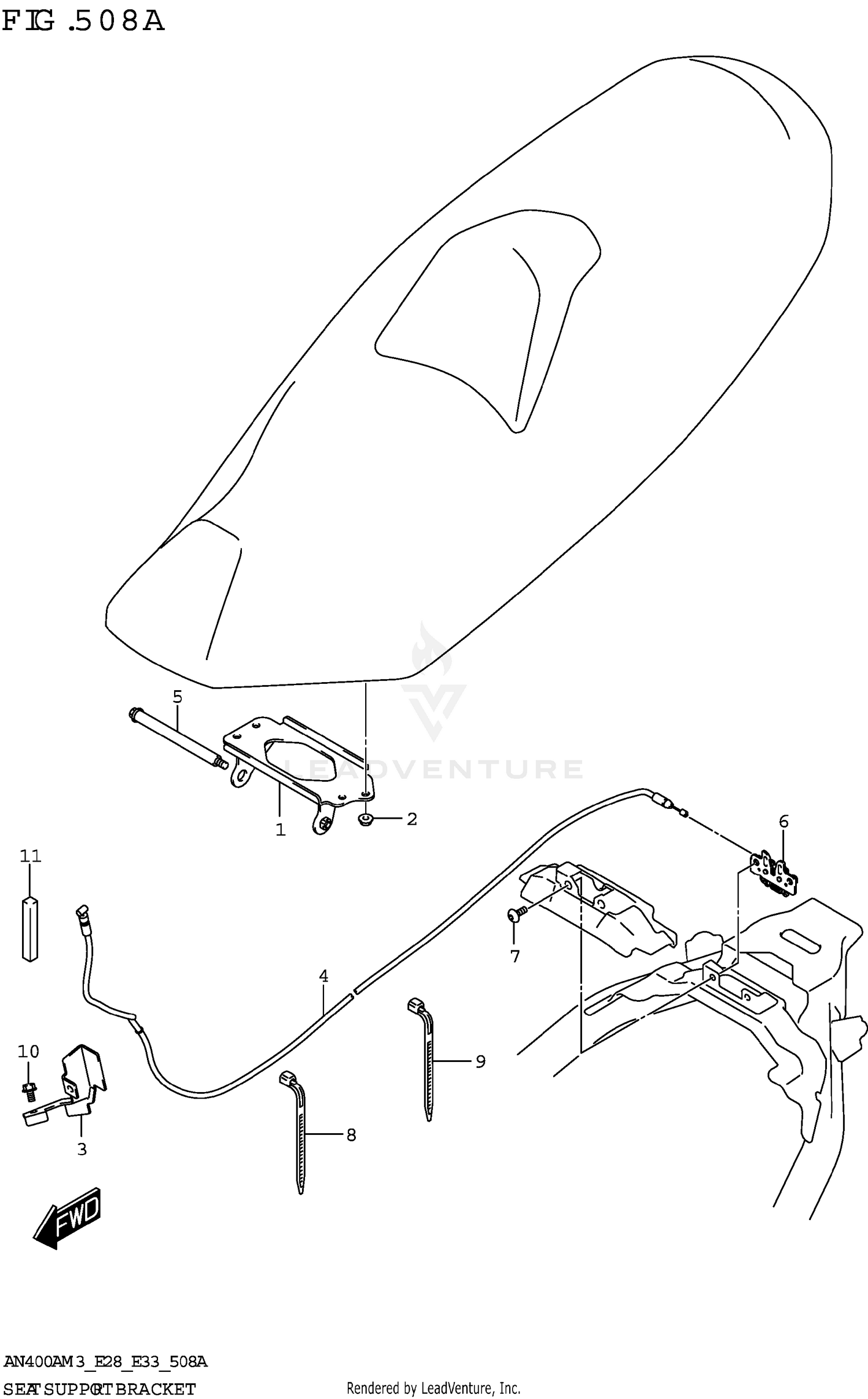 SEAT SUPPORT BRACKET