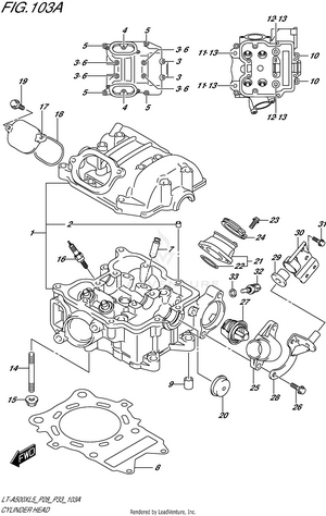 Cylinder Head Schematic
