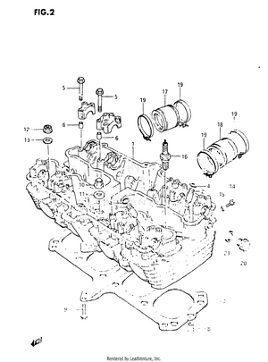 Cylinder Head Schematic