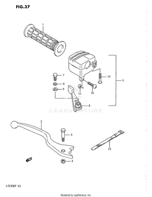 Right Handle Switch (model H/j/k/l) Schematic