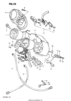 Speedometer - Tachometer Schematic