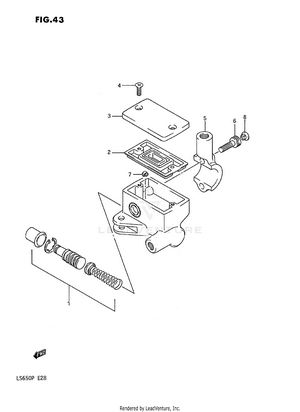 Front Master Cylinder (ls650fg/fj/fk/fl) Schematic