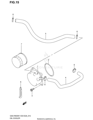 Oil Cooler Schematic
