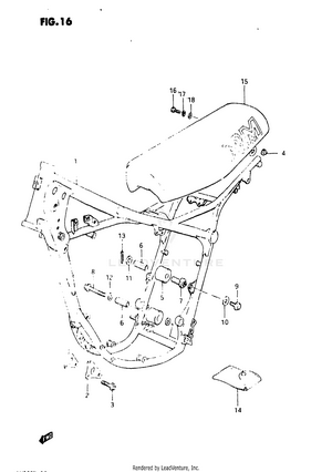 Frame - Seat Schematic