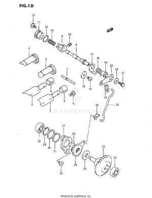 Exhaust Valve (k/l/m/n/p/r) Schematic