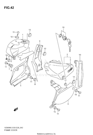 Frame Cover (vz800) Schematic