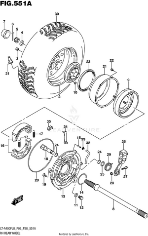 Rh Rear Wheel Schematic