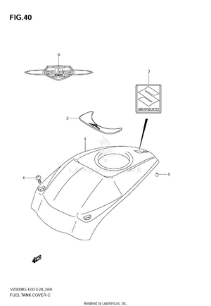 Fuel Tank Cover Schematic
