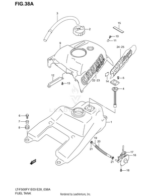 Fuel Tank (model X/y) Schematic