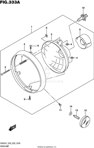 Headlamp Schematic