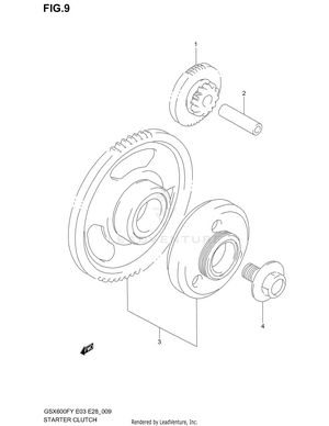 Starter Clutch Schematic