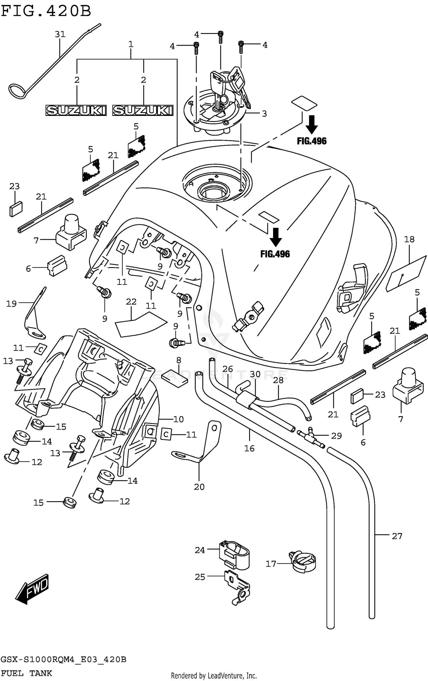 FUEL TANK (GSX-S1000RQM4 E28)