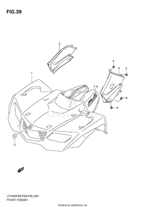 Front Fender Schematic
