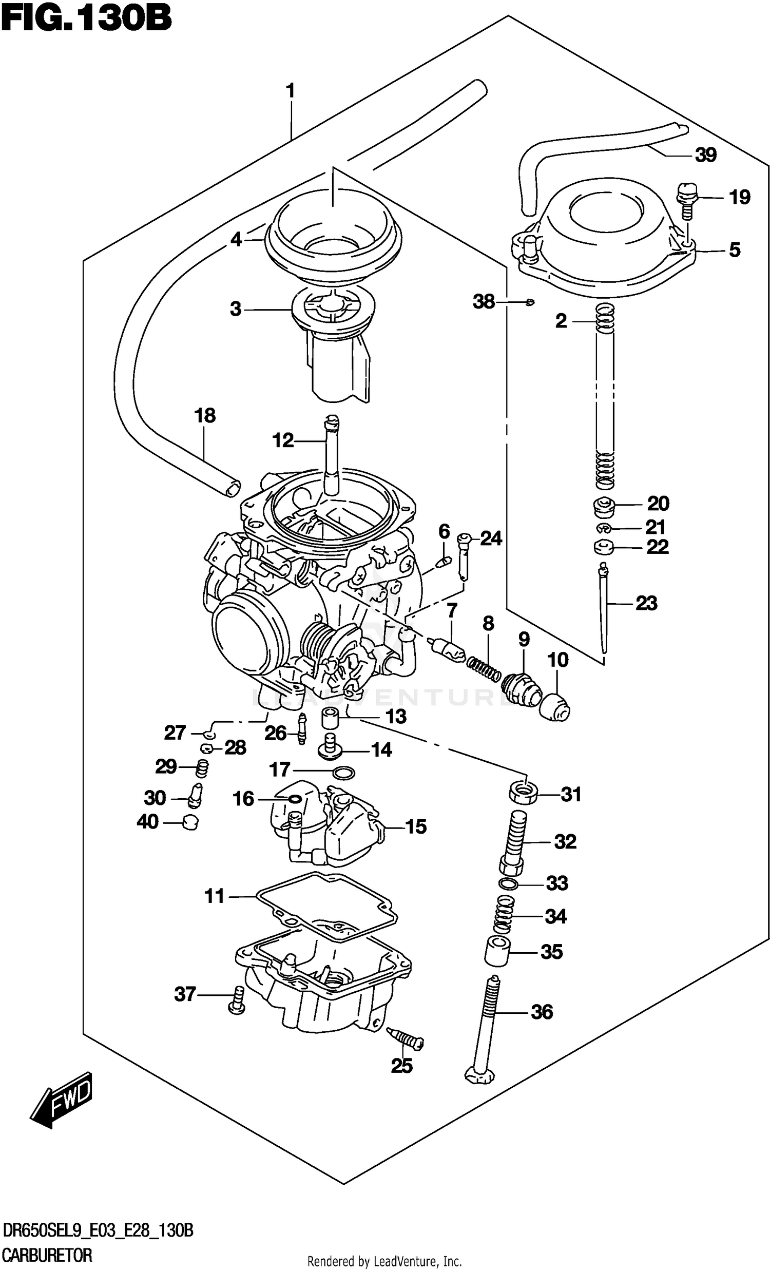 CARBURETOR (DR650SEL9 E28)