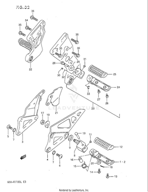 Footrest Schematic
