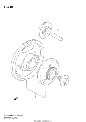 Starter Clutch Schematic