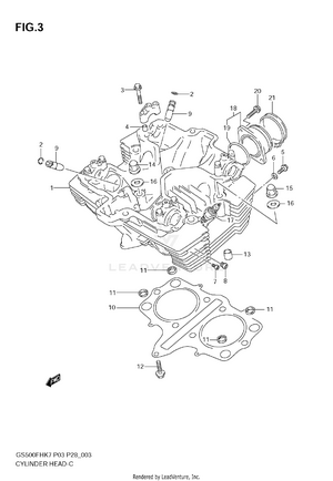 Cylinder Head Schematic