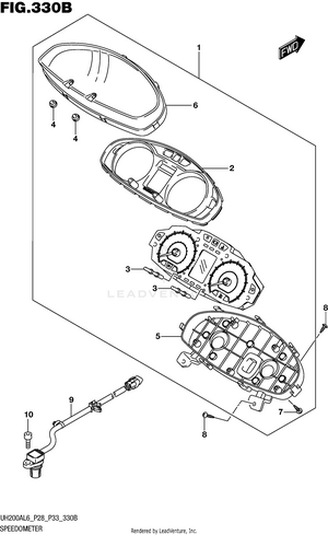 Speedometer (uh200al6 P33) Schematic