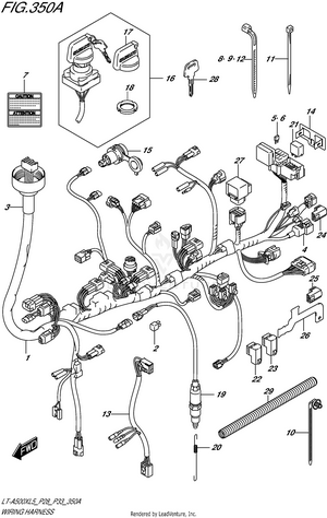 Wiring Harness (lt-a500xl5 P28) Schematic