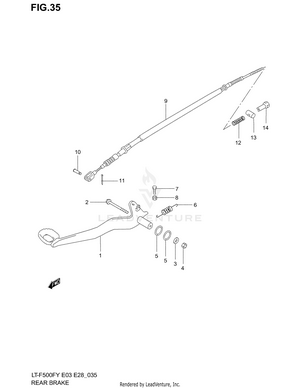 Rear Brake Schematic