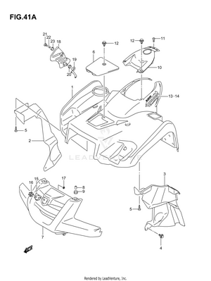Front Fender (model K5) Schematic