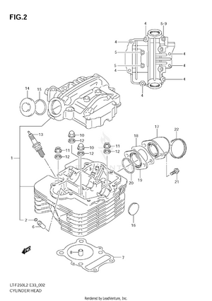 Cylinder Head Schematic