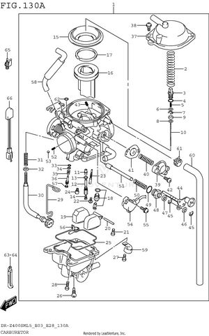Carburetor (dr-z400sml5 E03) Schematic