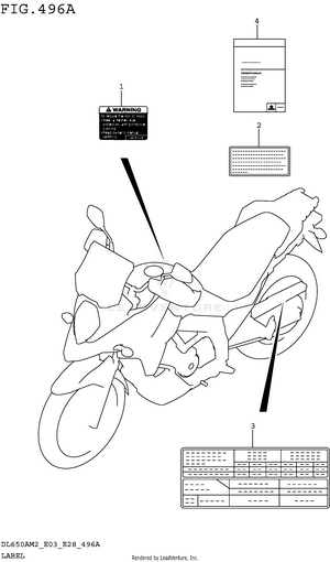Label (dl650am2 E03) Schematic