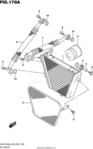 Oil Cooler Schematic