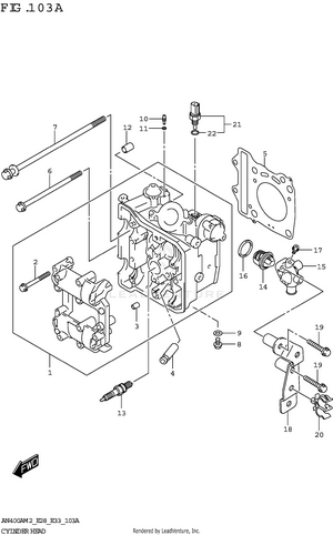 Cylinder Head Schematic