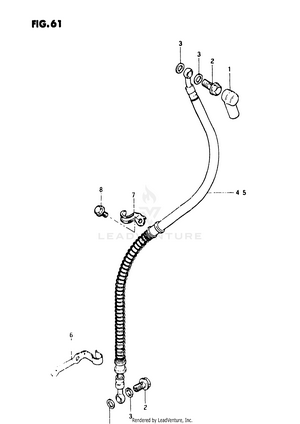 Front Brake Hose Schematic