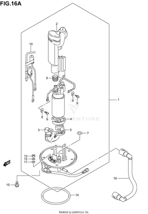 Fuel Pump (model K5) Schematic