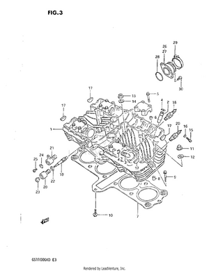 Cylinder Head Schematic