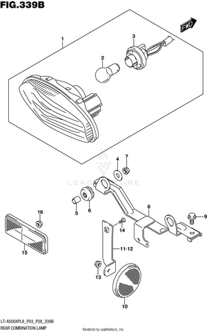 Rear Combination Lamp (lt-a500xpl8 P28) Schematic