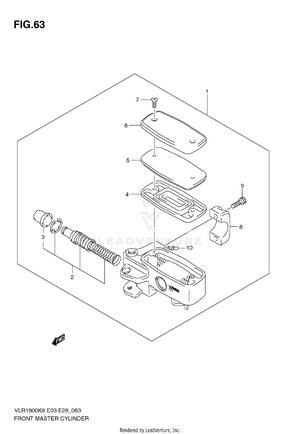 Front Master Cylinder Schematic