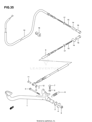 Rear Brake Schematic